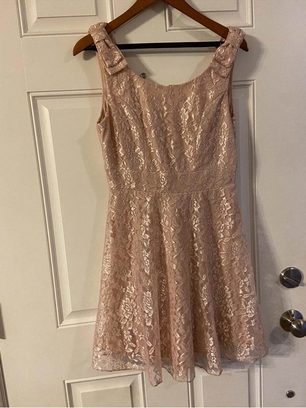vintage deb size 9 lace dress